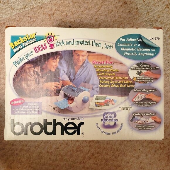 NEW Brother Backster LX-570 Multi-Finisher Laminator Sticker Magnet Maker - Picture 1 of 12